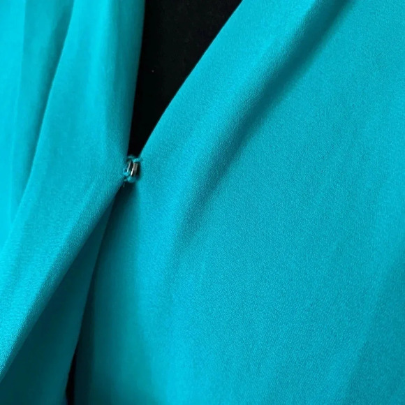 Bellatrix Embellished Shoulder Faux Wrap Blouse - Picture 10 of 14
